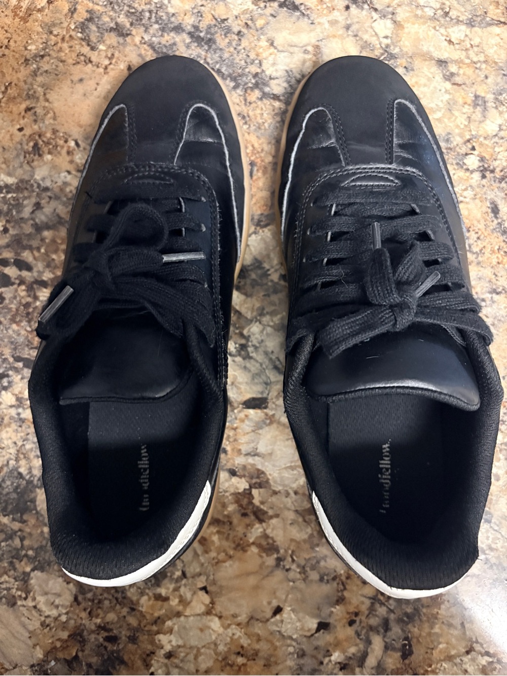 Men's Goodfellow Black Casual Lace-Up Sneakers